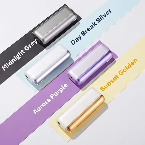 【日落金色 / 午夜灰 / 極光紫 / 銀色】Fasoul Mate Air Iluma 二回機 專為TEREA磁吸型煙彈設計一彈兩抽省錢達人首選:圖片 2