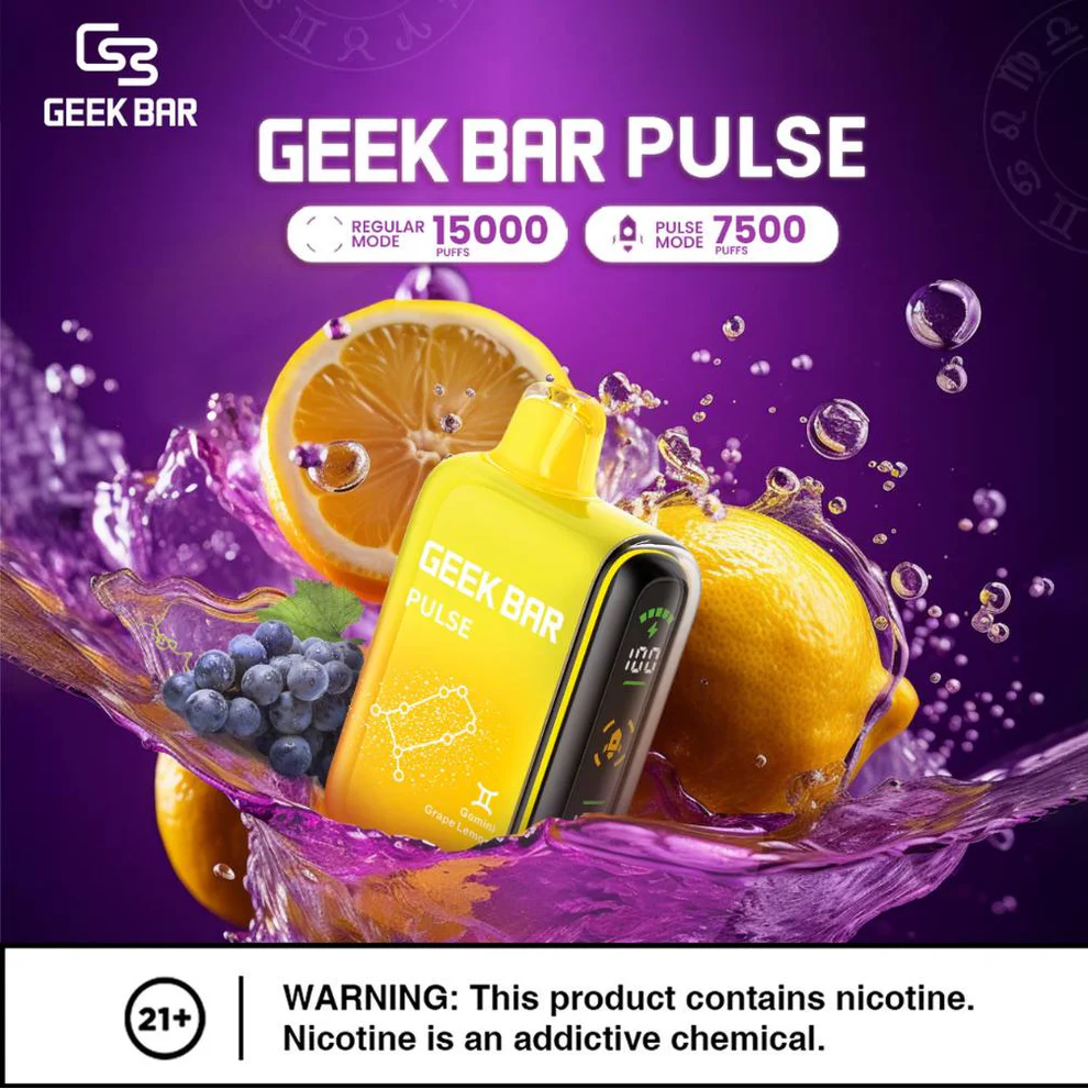 【現貨供應】Geek Bar Pulse 15000口歐美爆款|拋棄式小煙人氣首選:圖片 7